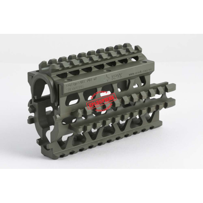 CRC 1U002 Cerakote Coated цевье для АКСУ Forest Green