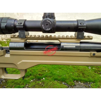 CRC 2H048 Кріплення для оптики Weatherby Vanguard Howa1500 Long Action. Кут нахилу 0 MOA