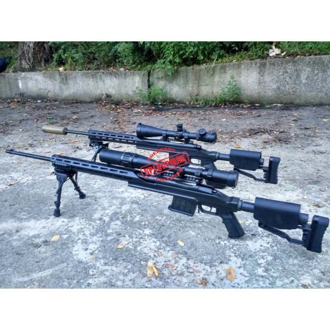 CRC 7R004 Алюминиевое фрезерованное ложе с цевьем для винтовки Remington 700 Long Action