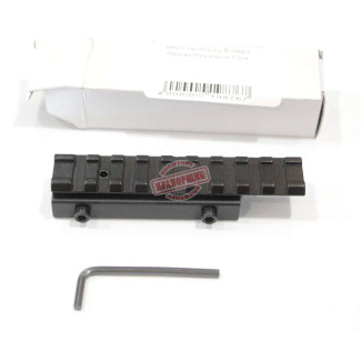 Планка переходник с ласточкин хвост на планку Вивера Weaver-Пикатини 10см