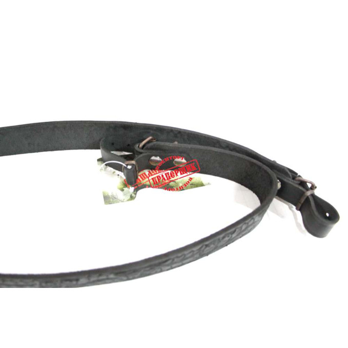 Ремінь тиснений чорний 5031-1