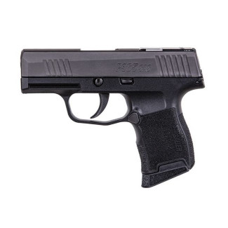 Спортивний пістолет Sig Sauer, P365 SAS, з ударним механізмом, калібр 9ММ, ствол 3.1", чорний