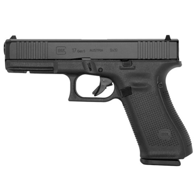 Спортивний пістолет Glock 17, Gen5, Striker Fired. Повнорозмірний, калібр 9 мм, 4,49 дюйма.