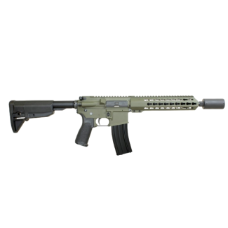 Карабин Zbroyar Z-15 10,5, кал.223 Rem, ствол 10,5 (27 см), цвет зелёный