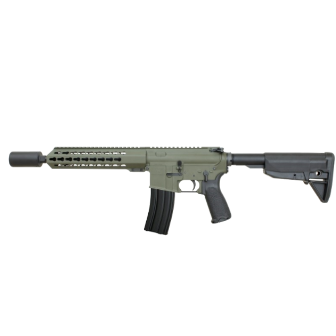 Карабин Zbroyar Z-15 10,5, кал.223 Rem, ствол 10,5 (27 см), цвет зелёный