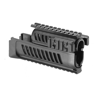 Цевье тактическое FAB для AK 47/74, 4 планки, черное