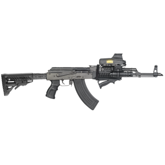 Приклад телескопический FAB для AK 47,полимер, песочный