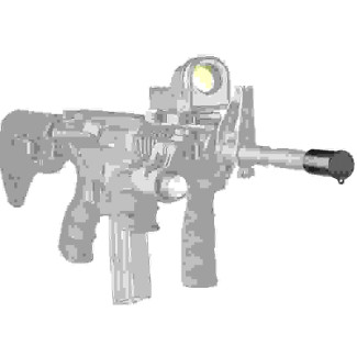 Крышка для ствола FAB для М4, черная