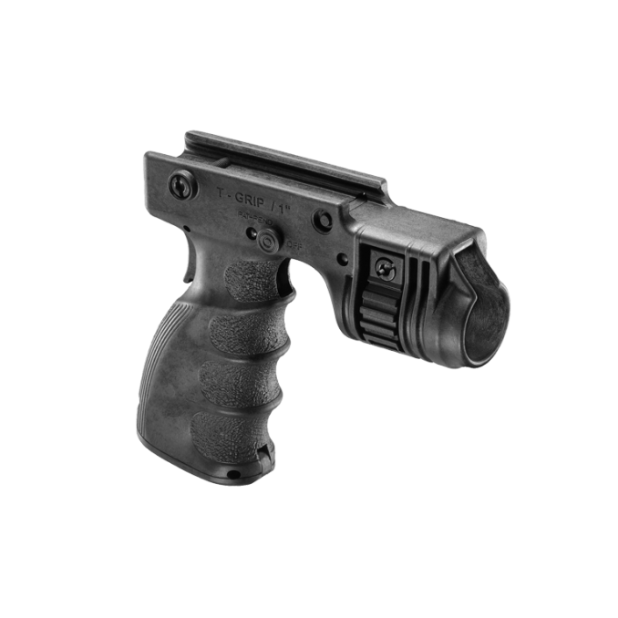 Рукоятка передня з кріпленням і з кнопкою включення для ліхтаря FAB