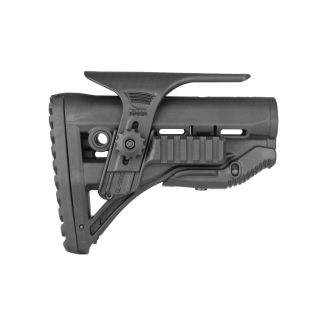 Приклад складной FAB для M4, с амортизатором, регулируемая щека,планка Пикатинни