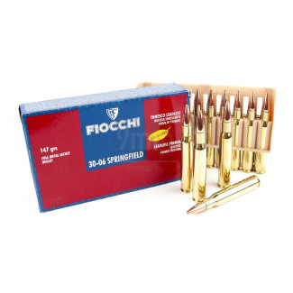 Патрон Fiocchi .30-06 Springfield LL FMJ 147gr