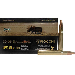 Патрон мисливський Fiocchi .30-06 Springfield HPBT 165gr SGK