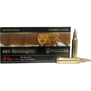 Патрон мисливський Fiocchi .223 REM SP 55gr