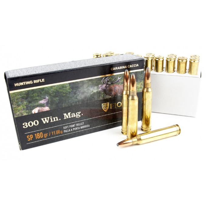Патрон Fiocchi .300 Winchester Magnum SP 180
