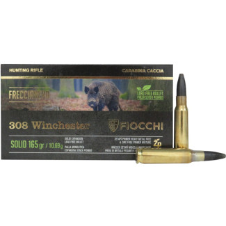 Патрон мисливський Fiocchi .308 Winchester FRECCIA NERA 165gr