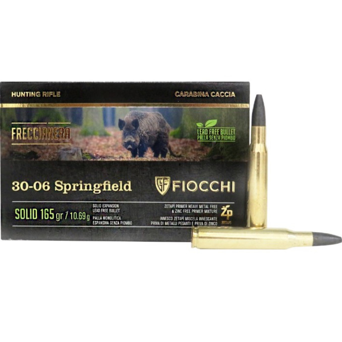 Патрон мисливський Fiocchi .30-06 Springfield FRECCIA NERA 165gr