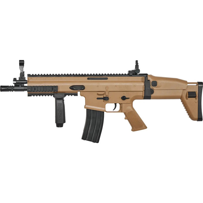 Винтовка страйкбольная Cybergun SA FN SCAR-L Spring кал. 6 мм ВВ. Tan
