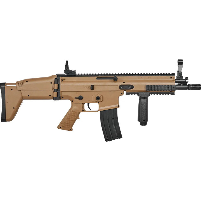 Винтовка страйкбольная Cybergun SA FN SCAR-L Spring кал. 6 мм ВВ. Tan