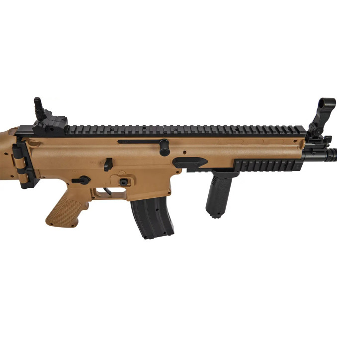 Винтовка страйкбольная Cybergun SA FN SCAR-L Spring кал. 6 мм ВВ. Tan