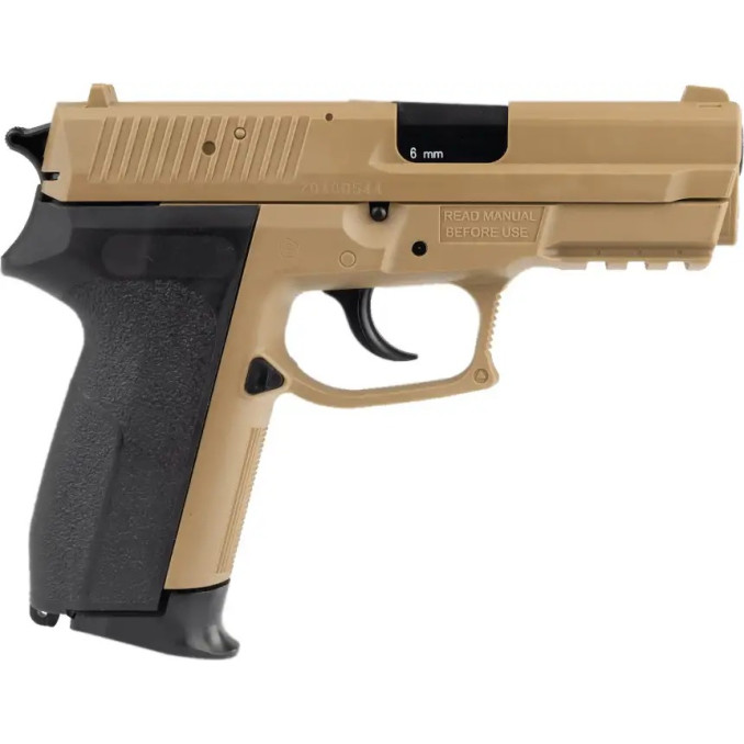 Пистолет страйкбольный Cybergun SA Swiss Arms Mile Spring кал. 6 мм FDE