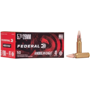 Патрон спортивний Federal, American Eagle, 5.7x28mm, 40grain, TMJ