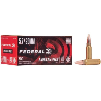 Патрон спортивний Federal, American Eagle, 5.7x28mm, 40grain, TMJ