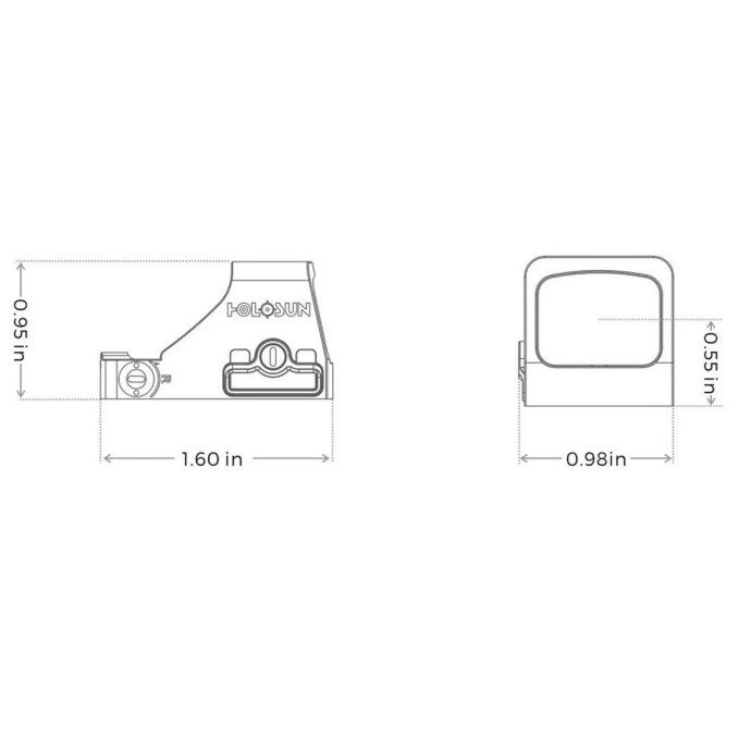 Оптичний приціл Discovery Optics HT 6x24 AOE сітка HMD з підсвіткою. Кільця на Weaver/Picatinny