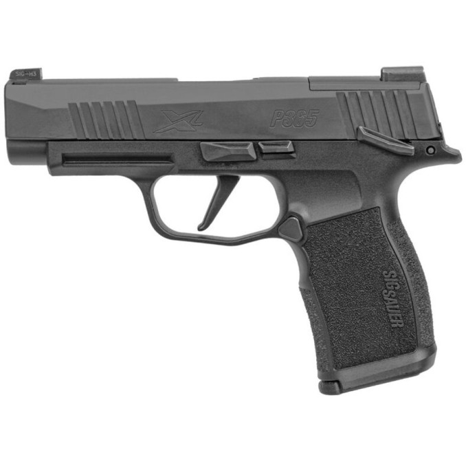 Спортивний пістолет Sig Sauer, P365XL, з ударником, калібр 9mm, ствол 3.7", чорний