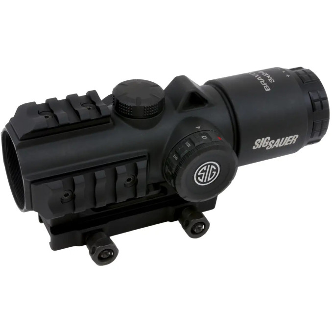 Приціл призматичний Sig Sauer Optics Bravo-3 3x24 сітка 5.56-7.62 Horseshoe з підсвічуванням