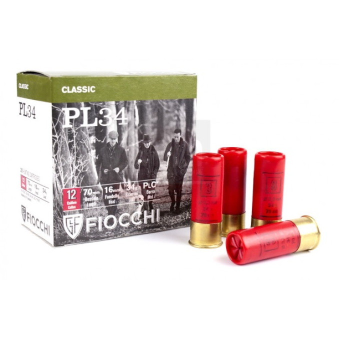 Патрон Fiocchi PL 34 12/70 №3, 34г