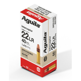 Патрон Aguila 22 LR Interceptor CPSP 40GR