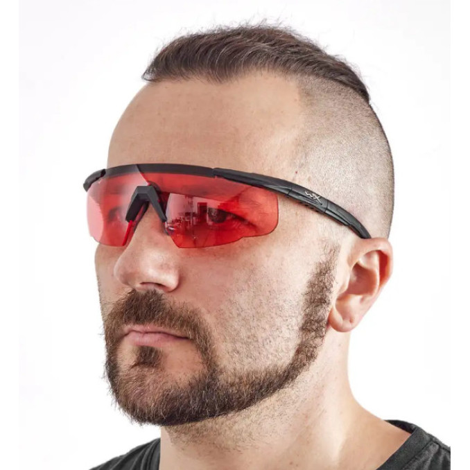 Очки баллистические Wiley X Saber Advanced 309. 3 линзы (Grey/Rust/Vermilion)