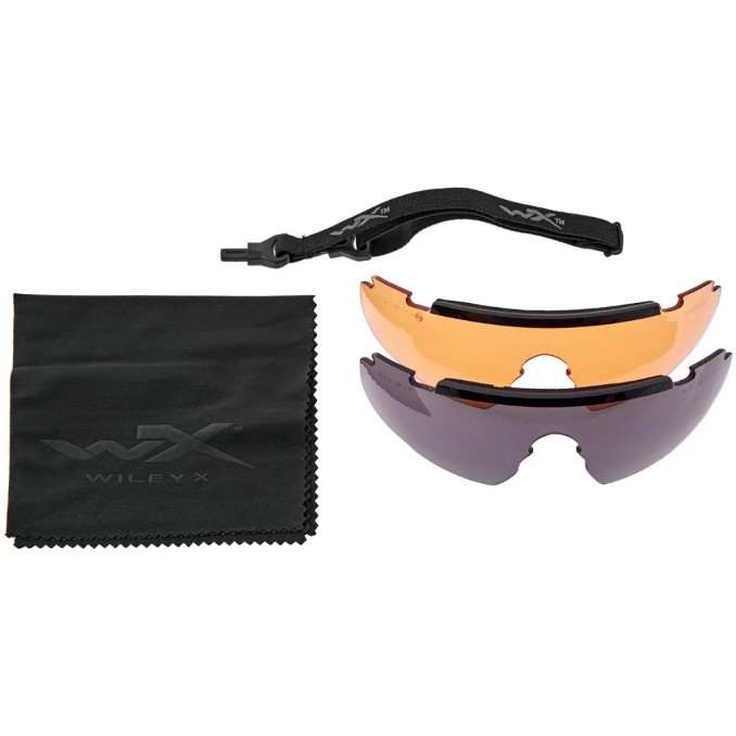 Очки баллистические Wiley X Saber Advanced 309. 3 линзы (Grey/Rust/Vermilion)