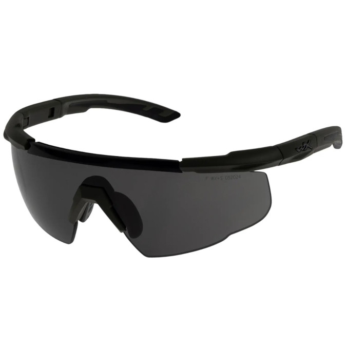 Очки баллистические Wiley X Saber Advanced. 3 линзы (Grey/Clear/Rust) оправа OD Green