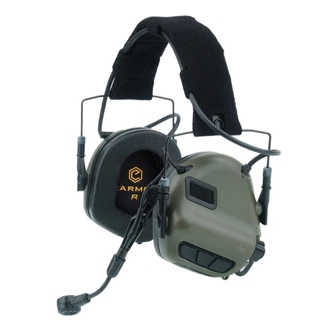 Активні навушники Earmor M32 Green з мікрофоном