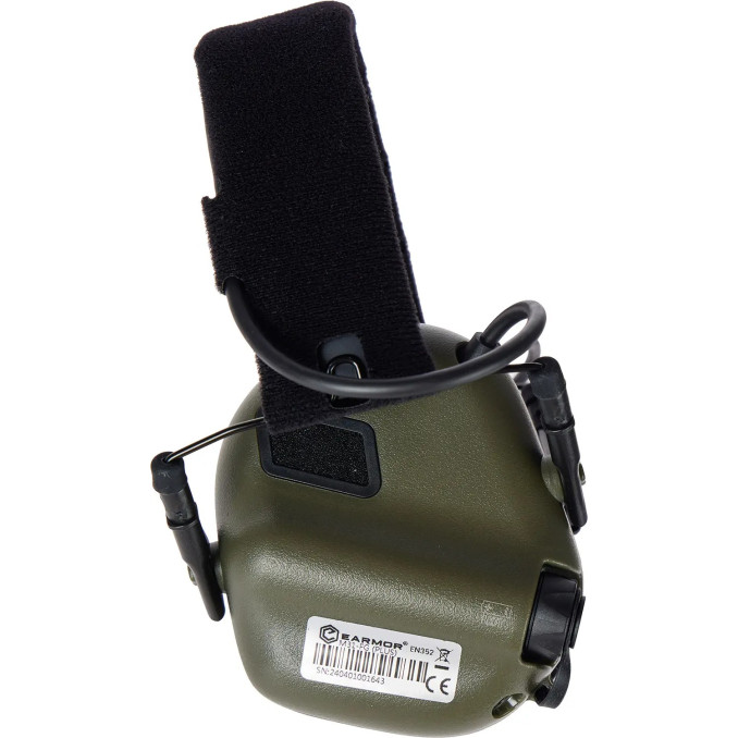 Активні навушники Earmor M31 Plus (з кріпленням ARC Rail) Green