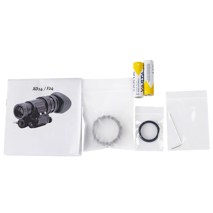 Монокуляр XD NV XD14 Gen 2+ (крепление + адаптер) White Phosphor