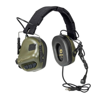 Активні навушники Earmor M32X Mod4 Green з мікрофоном (сумісні з ARC Rail)