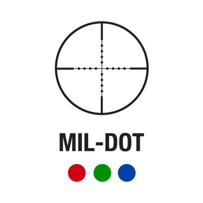Оптический прицел 1-4x24 TRI-ILL First focal plane scope MIL-DOT Rings Aim Sport