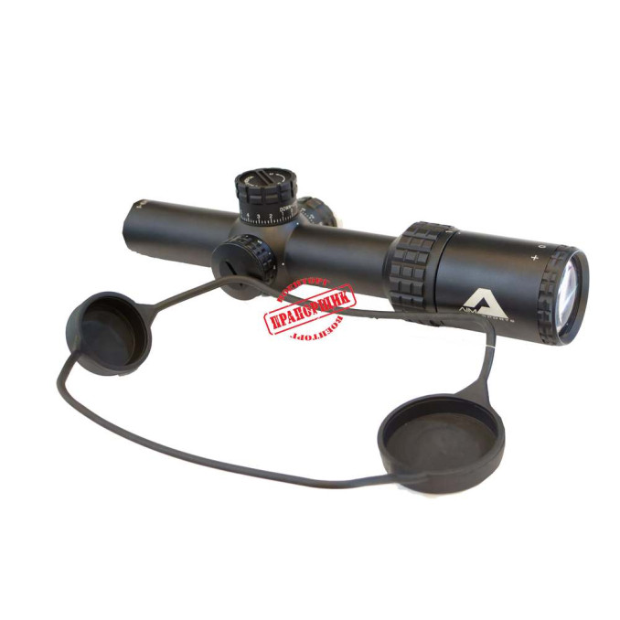 Оптичний приціл Alpha 6 1-6x24 30мм з прицільною сіткою CQ1 MOA