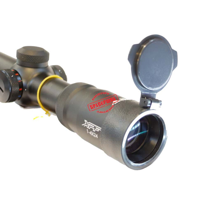 Оптический прицел 1-4x24 TRI-ILL First focal plane scope MIL-DOT Rings Aim Sport