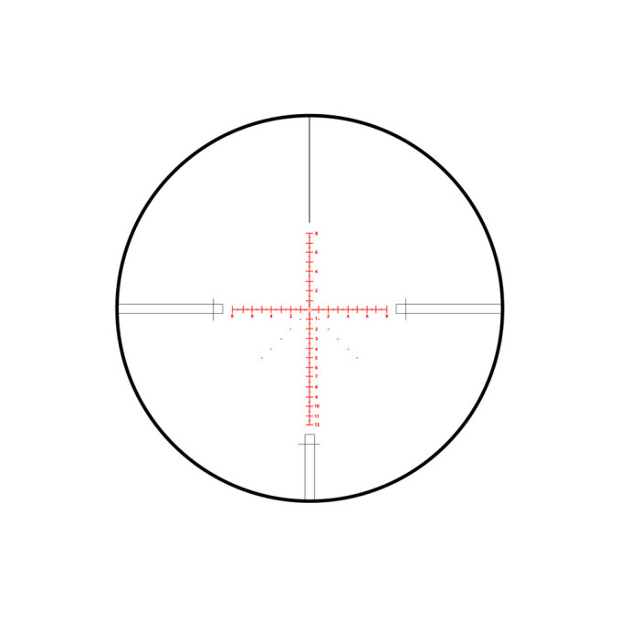 Оптичний приціл Alpha 6 4,5x27x50 30mm з прицільною сіткою MR1 MRAD