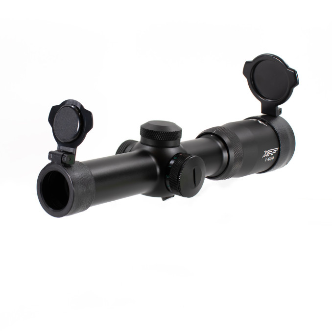 Оптический прицел 1-4x24 TRI-ILL First focal plane scope MIL-DOT Rings Aim Sport