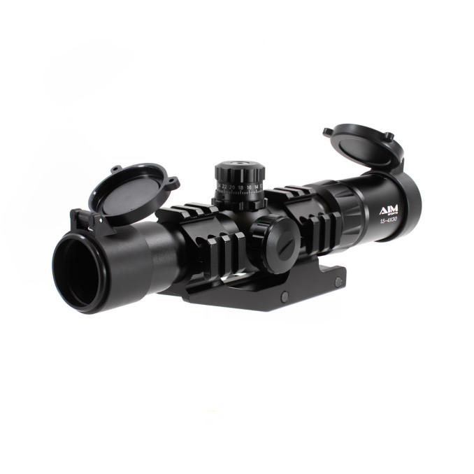 Оптичний приціл 1.5-4x30 TRI ILL CQB Scope With Locking Turrets Arrow