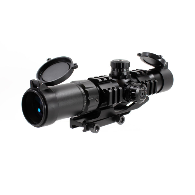 Оптичний приціл 1.5-4x30 TRI ILL CQB Scope With Locking Turrets Arrow