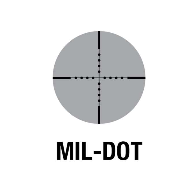 Призматичний приціл 4х32 TRI Illuminated SCOPE W Fiber Optic Sight з прицільною сіткою MIl-DOT