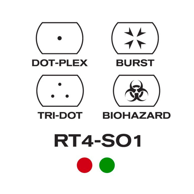 Коллиматорный прицел RT4-SO1 1X34MM DUAL ILL SPECIAL OPS EDITION Aim Sports USA