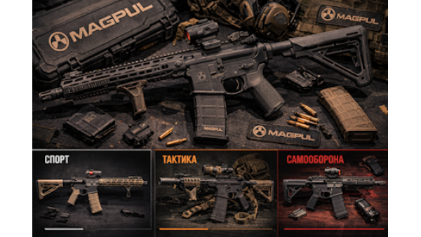 Magpul для AR-15: оптимальная сборка под задачи стрелка (спорт, тактика, самооборона)