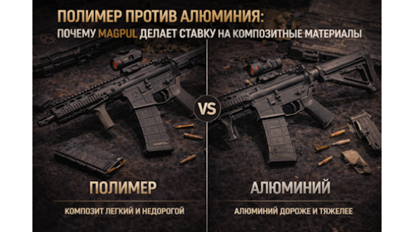 Полимер против алюминия: почему Magpul делает ставку на композитные материалы