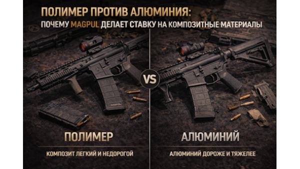 Полимер против алюминия: почему Magpul делает ставку на композитные материалы